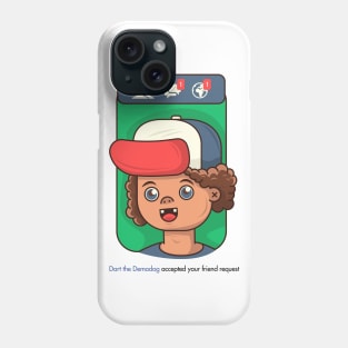 Dustin from Stranger Things has a New Friend! Phone Case