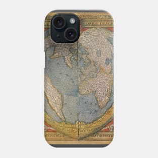 Antique Heart Shaped Map by Oronce Fine of the Dauphine, 1534 Phone Case