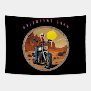 Galentine gal under the hot desert sun Tapestry