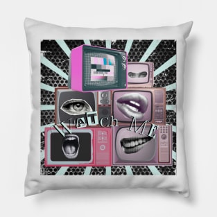 Watch Me Punk Television Vibes! Pillow