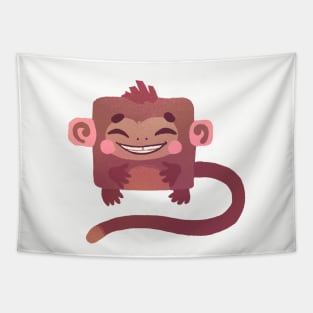 Cute Monkey Tapestry