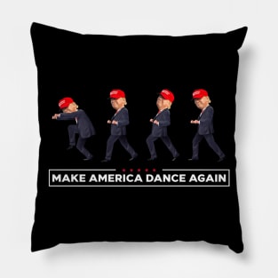 Donald Trump dancing meme - Make America great again 2020 (dance) | USA presidential elections Pillow