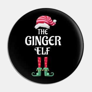 The Ginger Christmas Elf Matching Pajama Family Party Gift Pin
