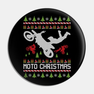 MOTO CHRISTMAS BIKER Pin