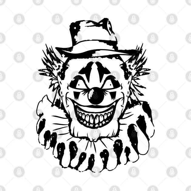 Evil Halloween Clown by mailboxdisco