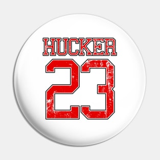 HUCKER Twenty Three Red Pin