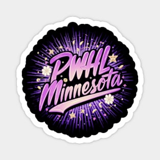 PWHL Minnesota decorations effect Magnet