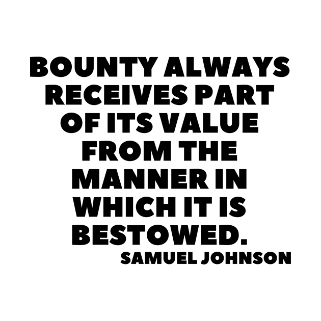 quote Samuel Johnson about charity by AshleyMcDonald