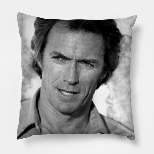 Clint Eastwood Pillow by KOTFILMS