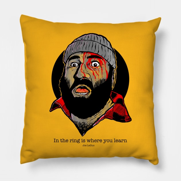 Jos LeDuc Learn in the Ring Pillow by The_Doodlin_Dork