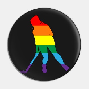 Field Hockey: Queer/Gay Pride Pin