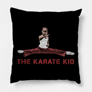 split karate kid Pillow