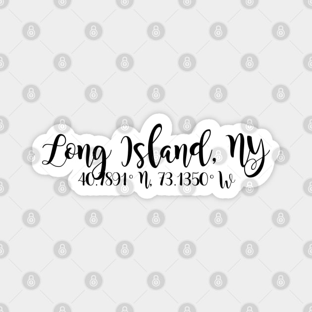 Long Island, New York Magnet by doodlesbydani