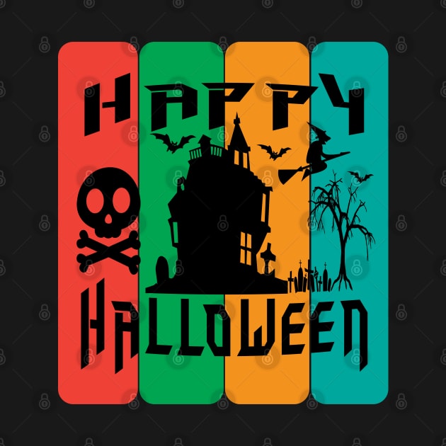 Happy Spooky Halloween by PosterpartyCo