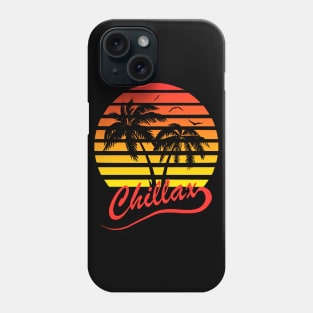 Chillax Tropical Sunset Phone Case