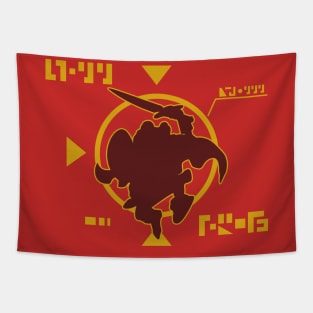 Frog Scouter Red Tapestry