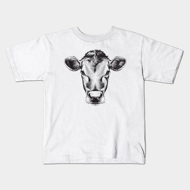 Black And White Cow Face Sketch Cow Kids T Shirt Teepublic,Your Name Taki Drawing Scene