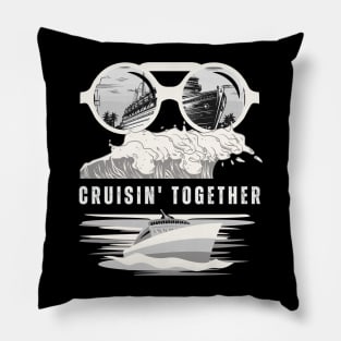 Retro Cruisin' Together - Family Cruise Pillow