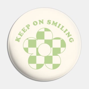 Keep on smiling! Aesthetic self love affirmations! Green aesthetic art! Pastel green aesthetic! Pin