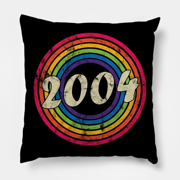 2004 - Retro Rainbow Faded-Style Pillow by MaydenArt