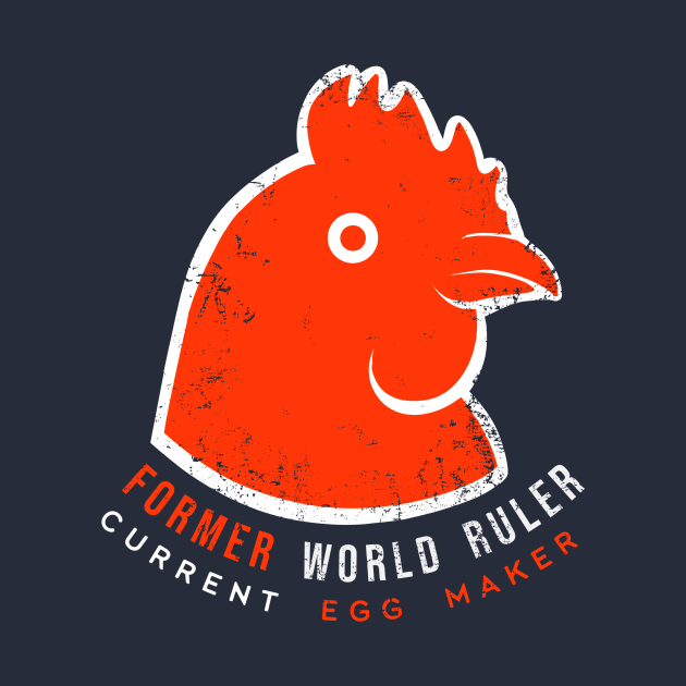 Tiny dinosaur Chicken. Ex-world ruler, current egg maker by croquis design