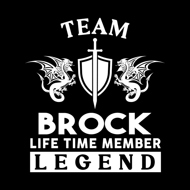 Brock Name T Shirt - Brock Life Time Member Legend Gift Item Tee by unendurableslemp118