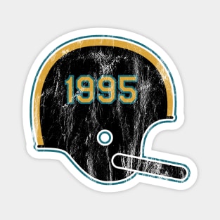 Jacksonville Jaguars Year Founded Vintage Helmet Magnet