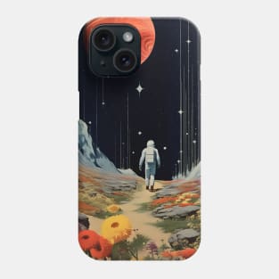 Space Flower Field - Vintage Art Phone Case