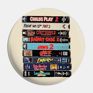 Favorite Movie Horror Retro Cassette Pin