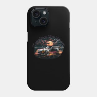 Chasing the Moon Fast Car Phone Case