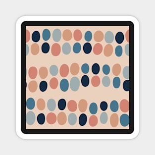 Polka Dot Abstract Pattern Magnet