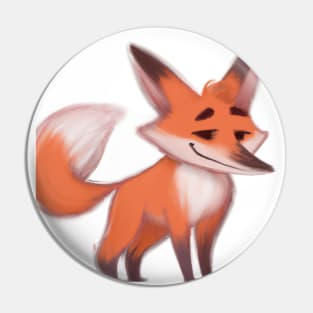 Cute Fox Drawing Pin