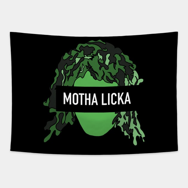 MOTHA LICKA Tapestry by bartknnth