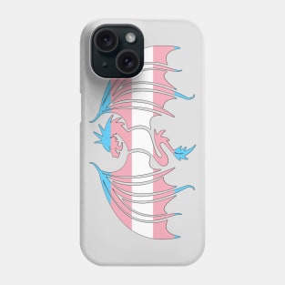 Trans Pride Dragon Phone Case