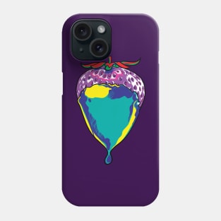 Rainbow Psychedelic Strawberry in Chocolate Phone Case