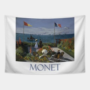 Garden at Sainte Adresse by Claude Monet Tapestry