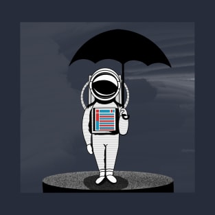 Astronout with umbrella T-Shirt