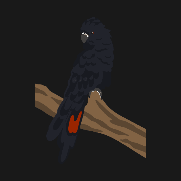 Black Cockatoo by Tilly-Scribbles