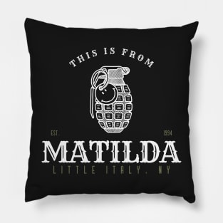 This is from Matilda Pillow