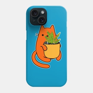 Successful garden Cat and snake leaf Phone Case