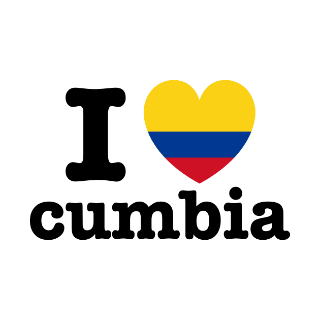 I heart cumbia - Orgullo de Colombia by verde