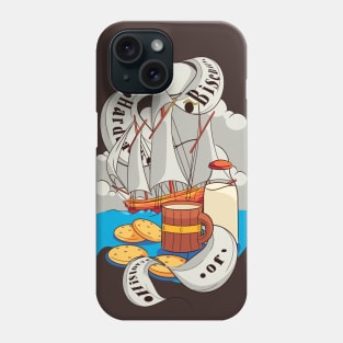 Biscuit and sailboat Phone Case