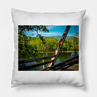 Dead Bridge Over A New River Pillow