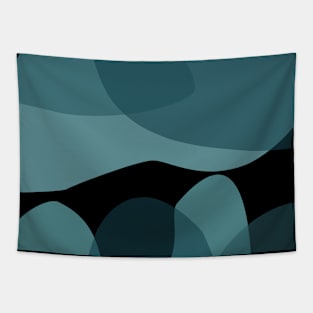 Blue Wave Layer Tapestry