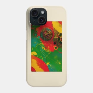 Abstract Modern Reggae Colors Phone Case