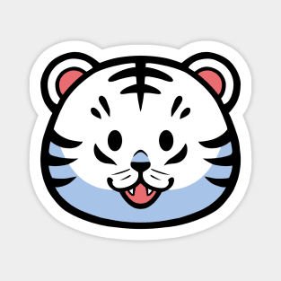 Cute White Tiger - available bengal too Magnet