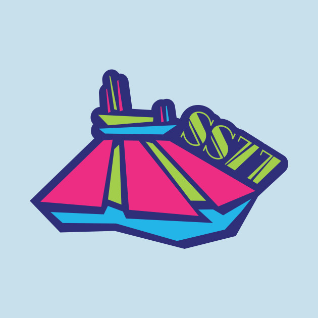 Disover Travel Sticker - Space - Spacemountain - T-Shirt