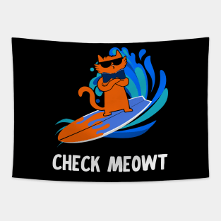 Check Meowt Tapestry