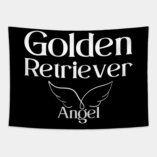 Golden Retriever Quote Tapestry by HobbyAndArt