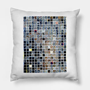 Stained Glass Modernism Pillow